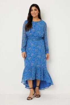 Wallis Petite Floral Sequin Midaxi Dress