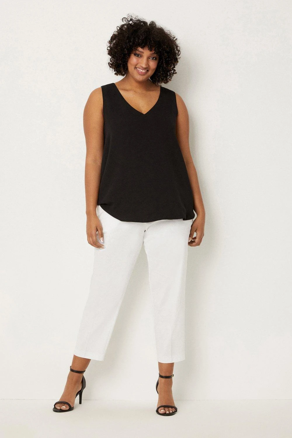 Wallis Curve Stretch Crop Trousers - Image 2