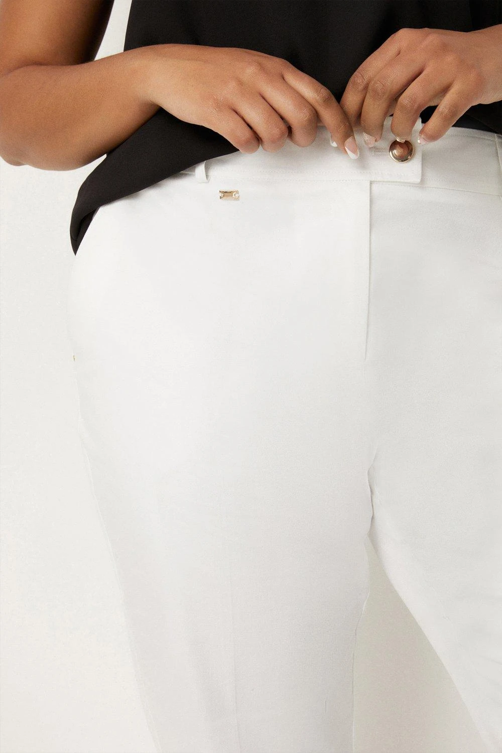 Wallis Curve Stretch Crop Trousers - Image 4