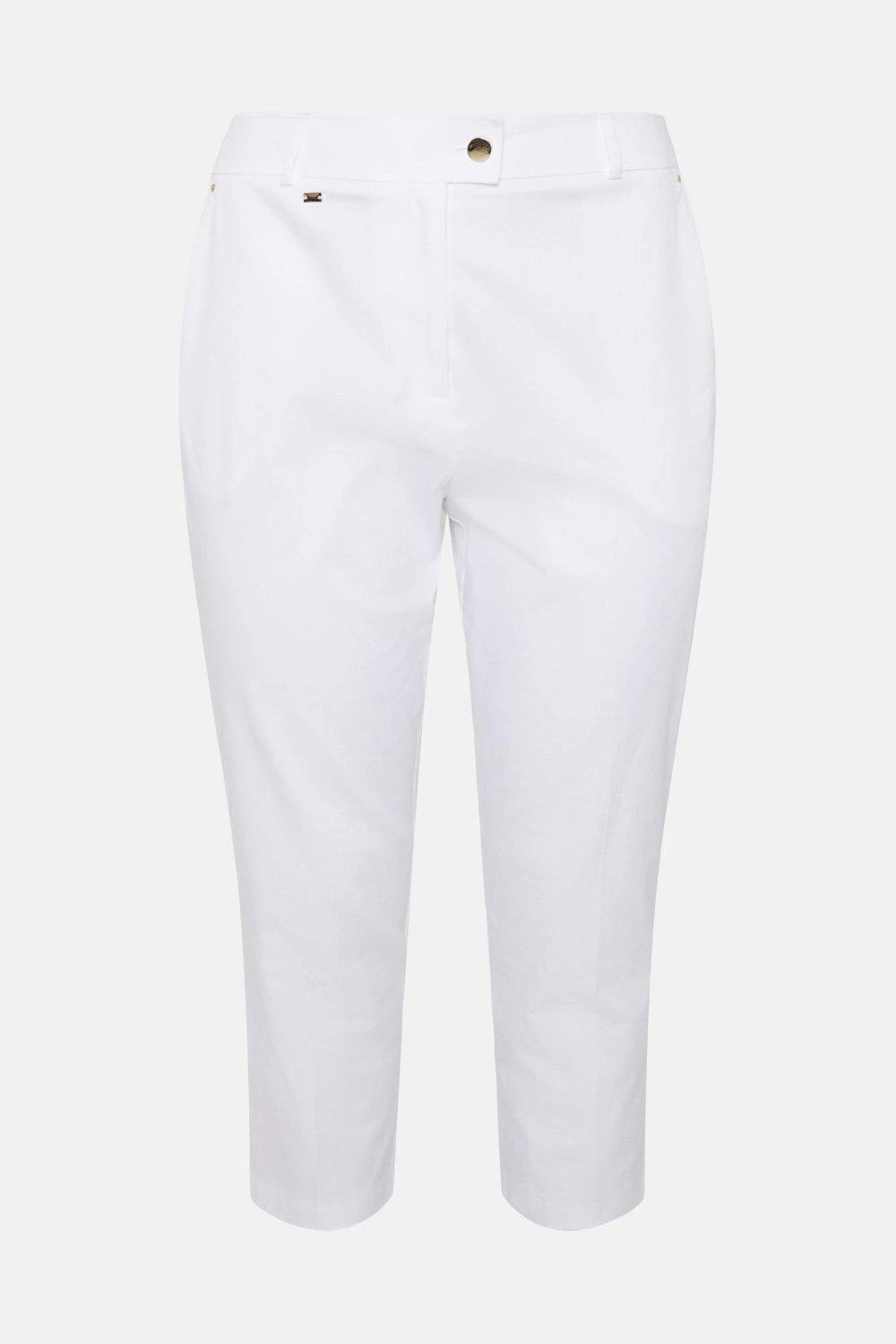 Wallis Curve Stretch Crop Trousers - Image 5