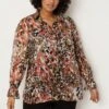 Wallis Curve Animal Print Woven Shirt