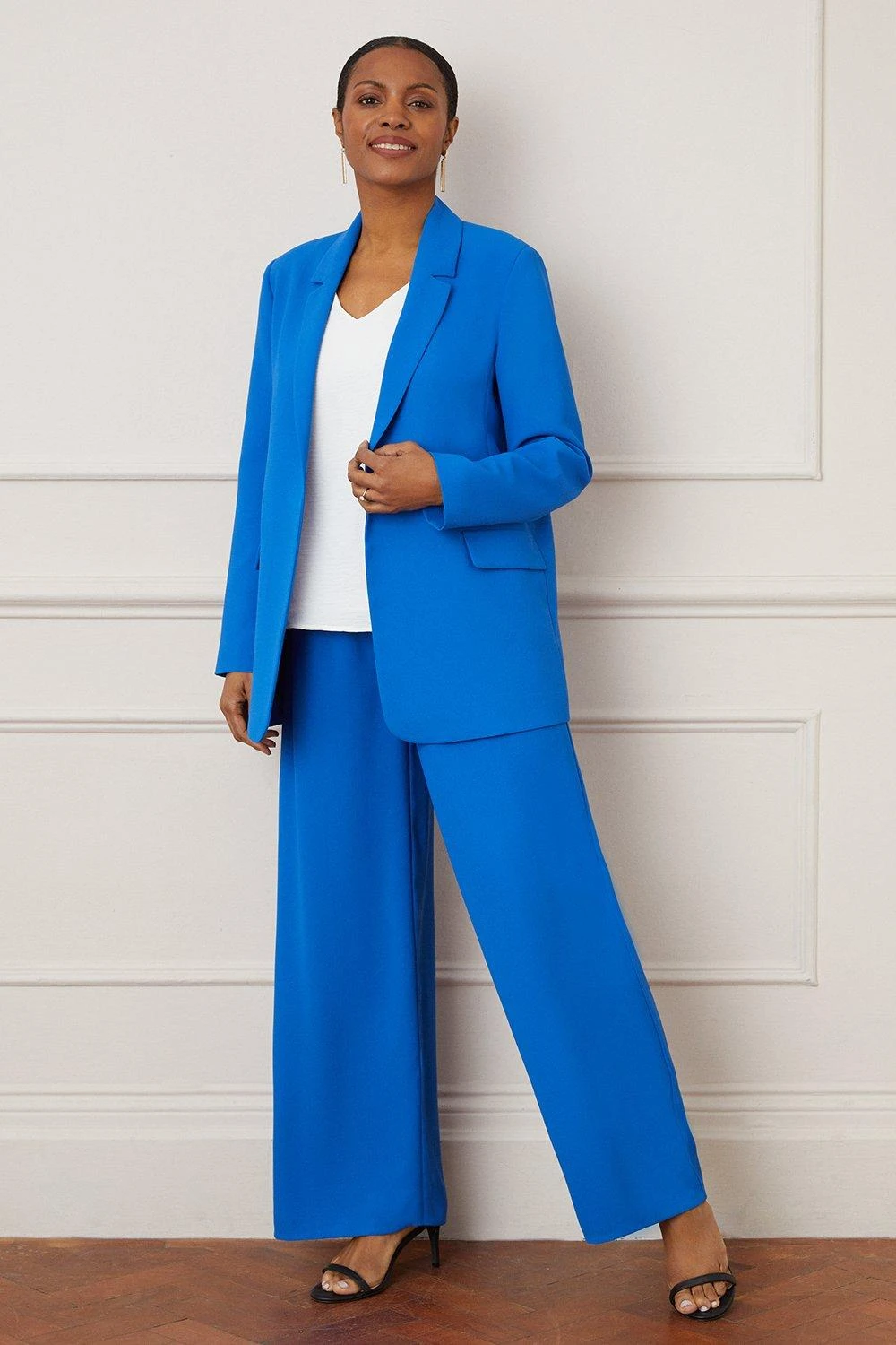 Wallis Cobalt Wide Leg Trousers