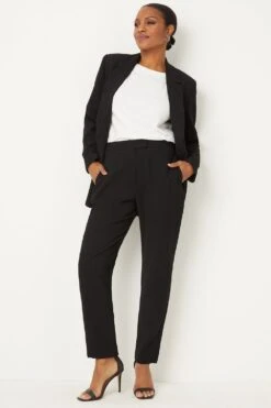 Wallis Black Tapered Trousers