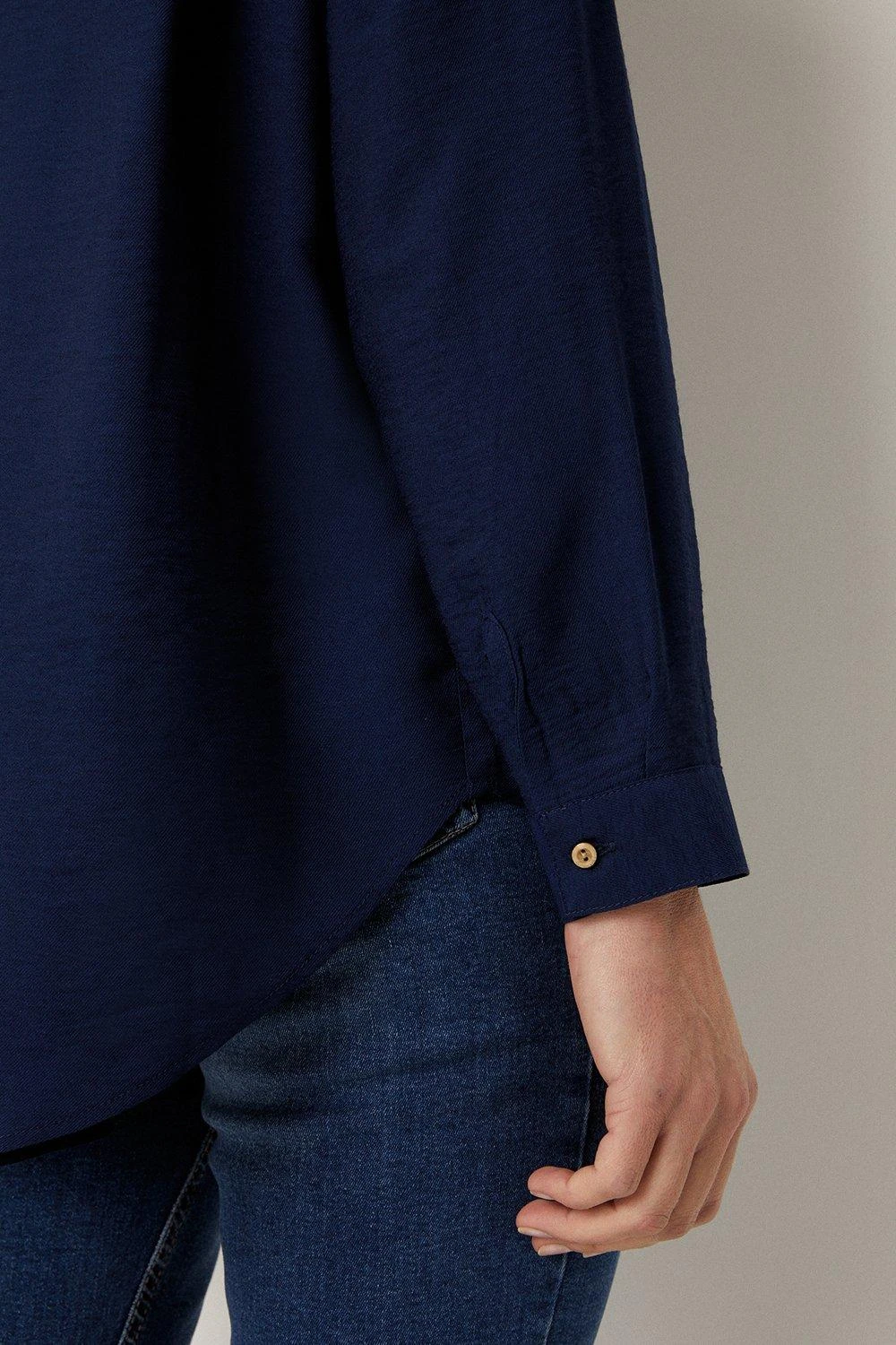 Wallis Button Through Pocket Detail Shirt - Image 5