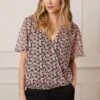 Wallis Angel Sleeve Wrap Blouse