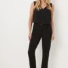 Wallis Petite Black Ponte Trousers