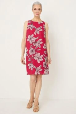 Wallis Pink Floral Shift Dress