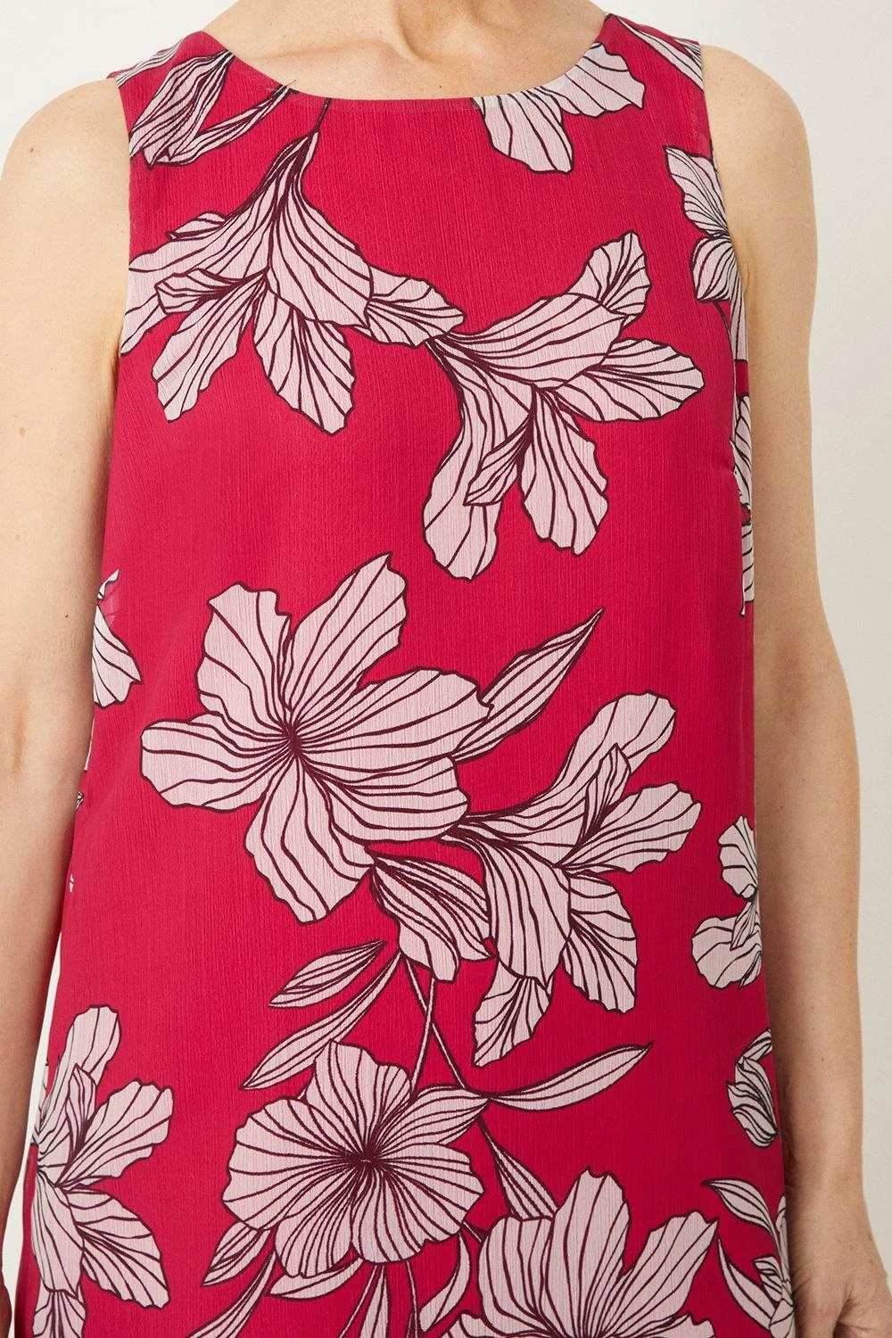 Wallis Pink Floral Shift Dress - Image 4