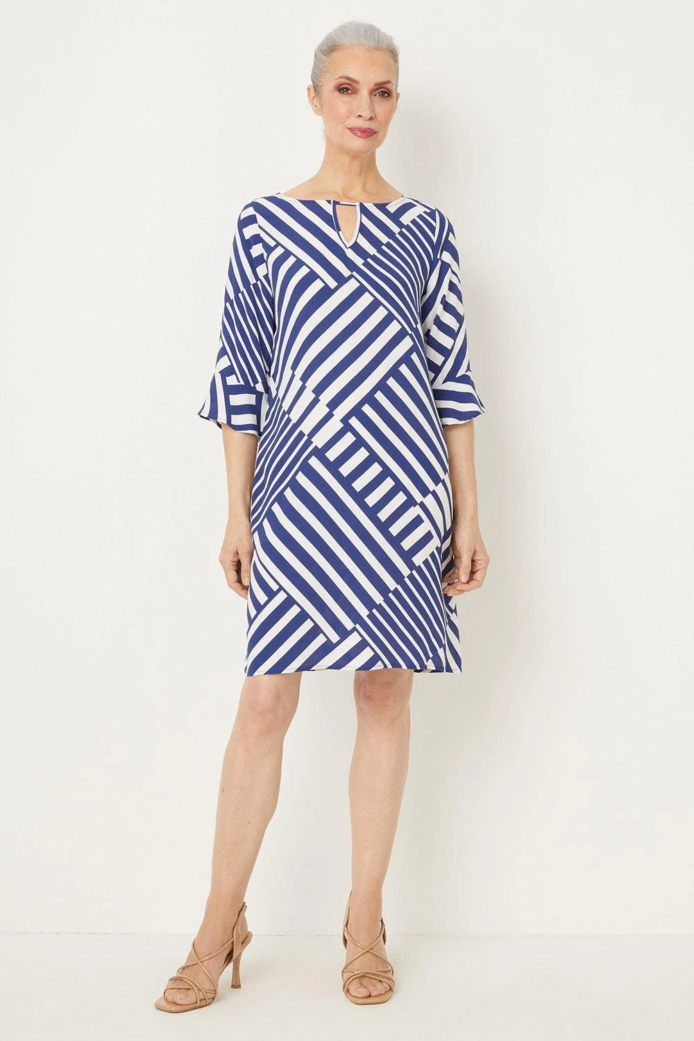Wallis Navy Stripe Shift Dress