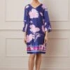 Wallis Flute Sleeve Shift Dress