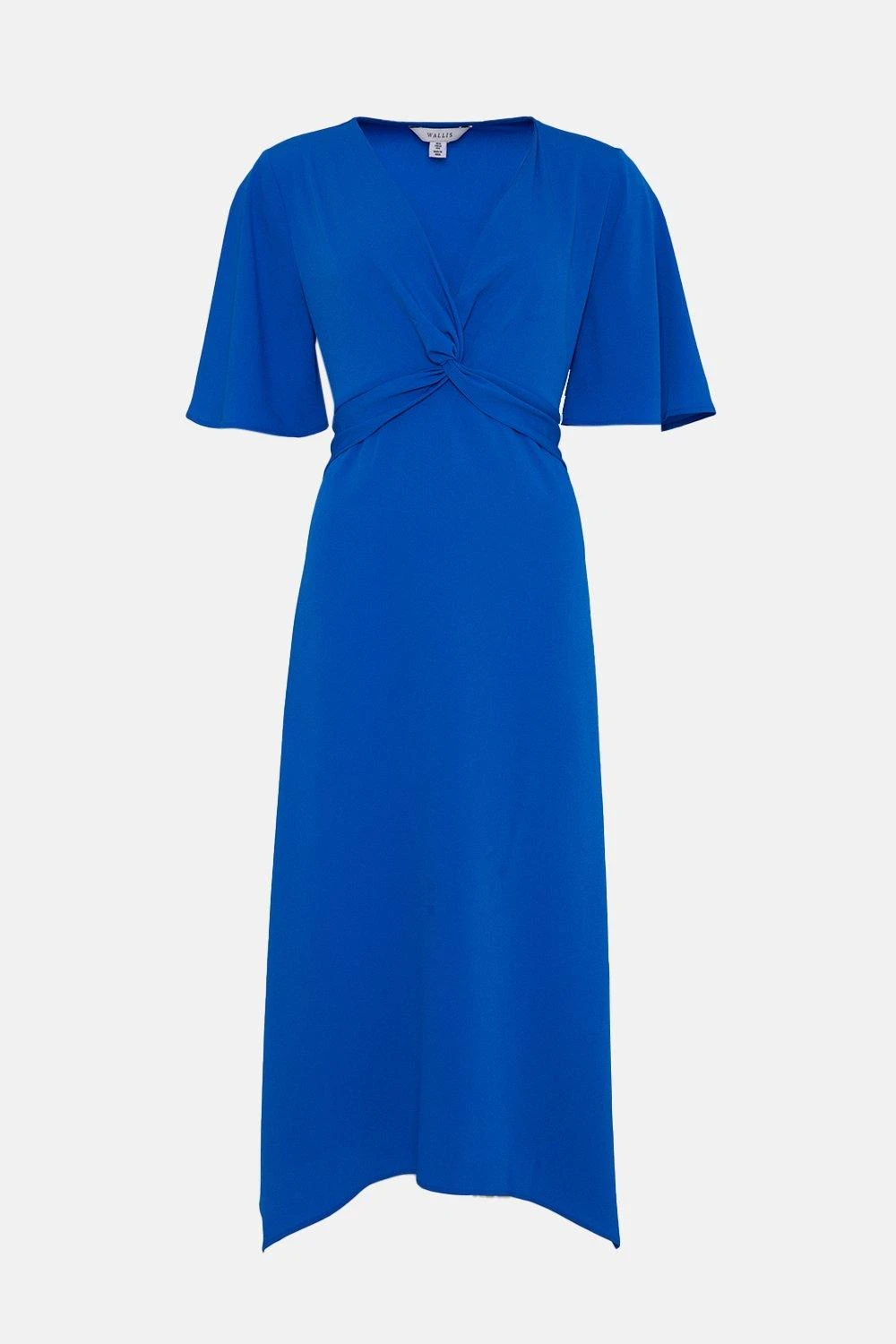 Wallis Plain Twist Front Midi Dress - Image 5