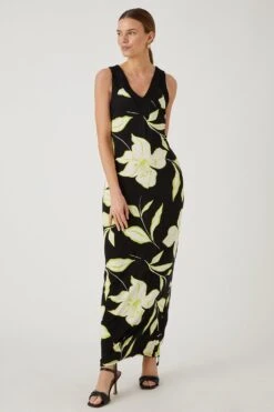 Wallis Black Lily Jersey Maxi Dress