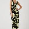 Wallis Black Lily Jersey Midi Dress