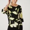 Wallis Black Lily Tie Front Jersey Top