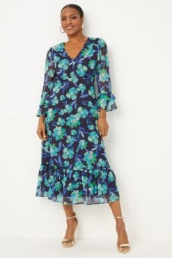 Wallis Tall Floral Tea Midi Dress