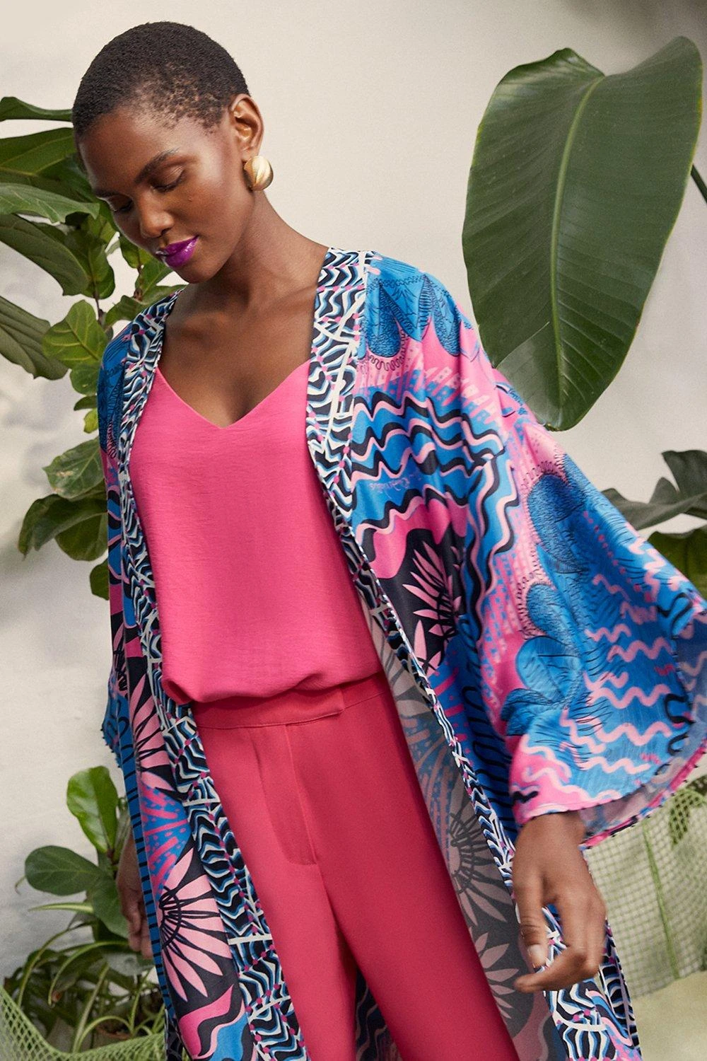 Wallis Zandra Rhodes Lace Mountain Beaded Kimono