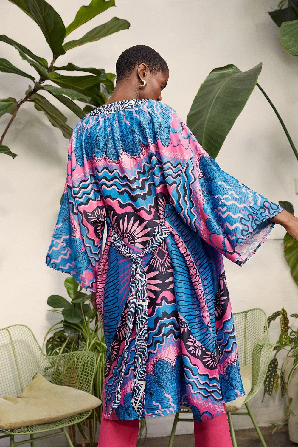 Wallis Zandra Rhodes Lace Mountain Beaded Kimono - Image 3