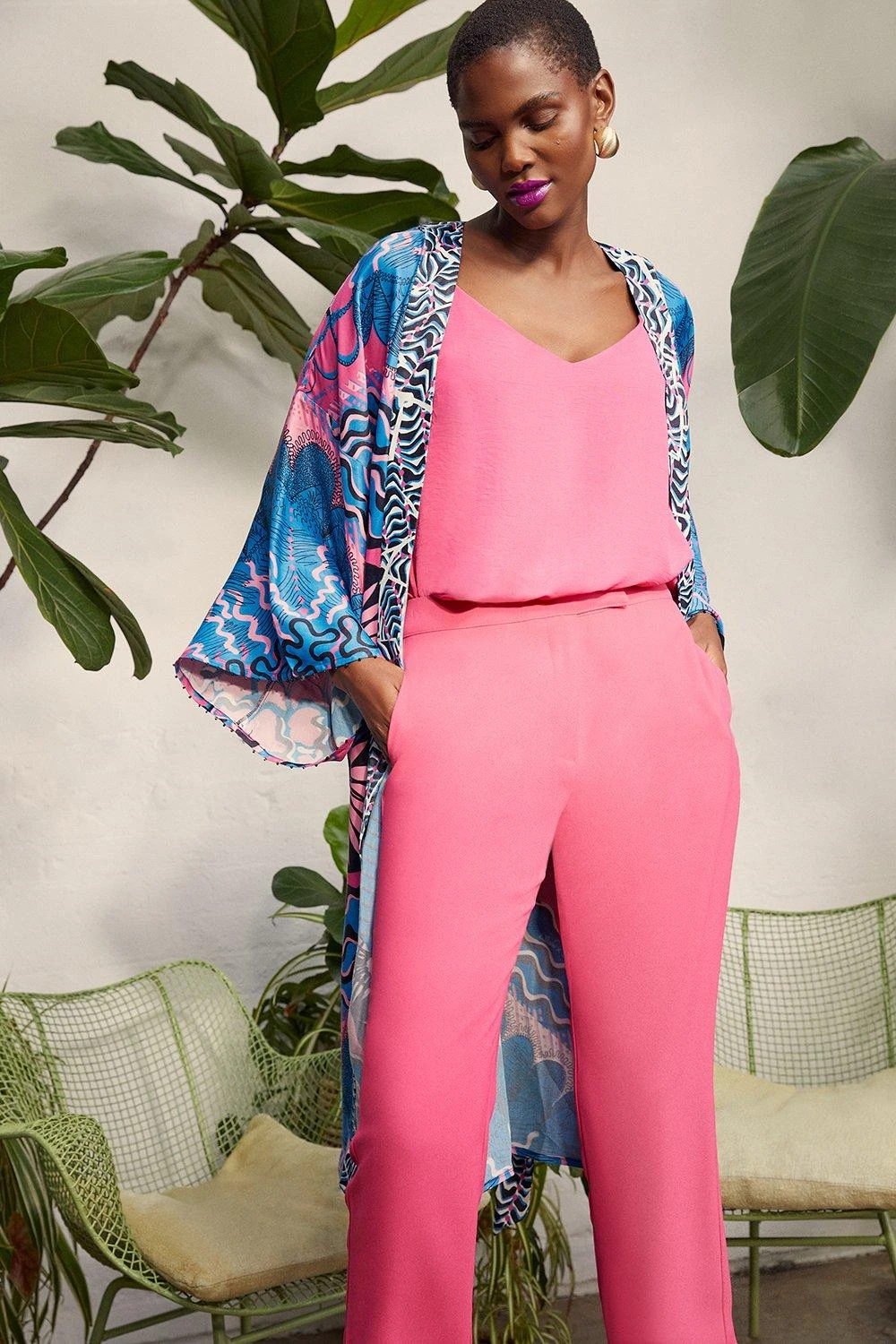 Wallis Zandra Rhodes Lace Mountain Beaded Kimono - Image 4