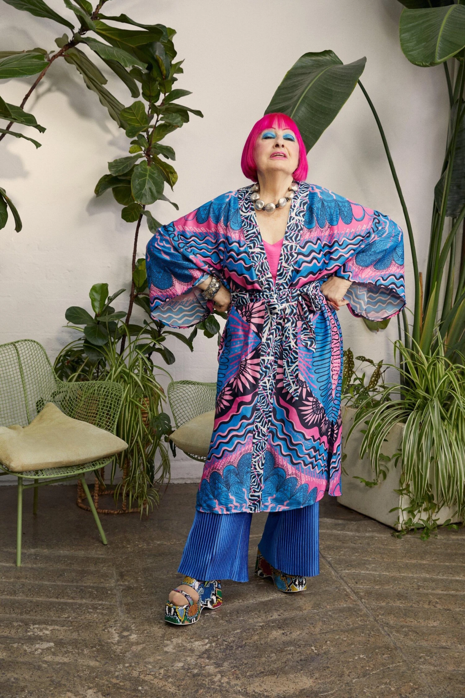 Wallis Zandra Rhodes Lace Mountain Beaded Kimono - Image 5