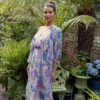 Wallis Zandra Rhodes Jungle Flower Cape Midaxi Dress