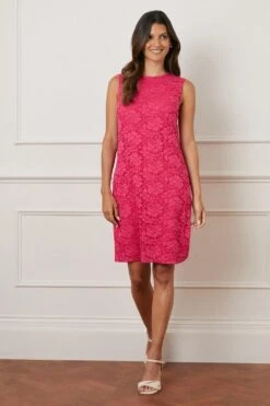Wallis Sleeveless Lace Shift Dress