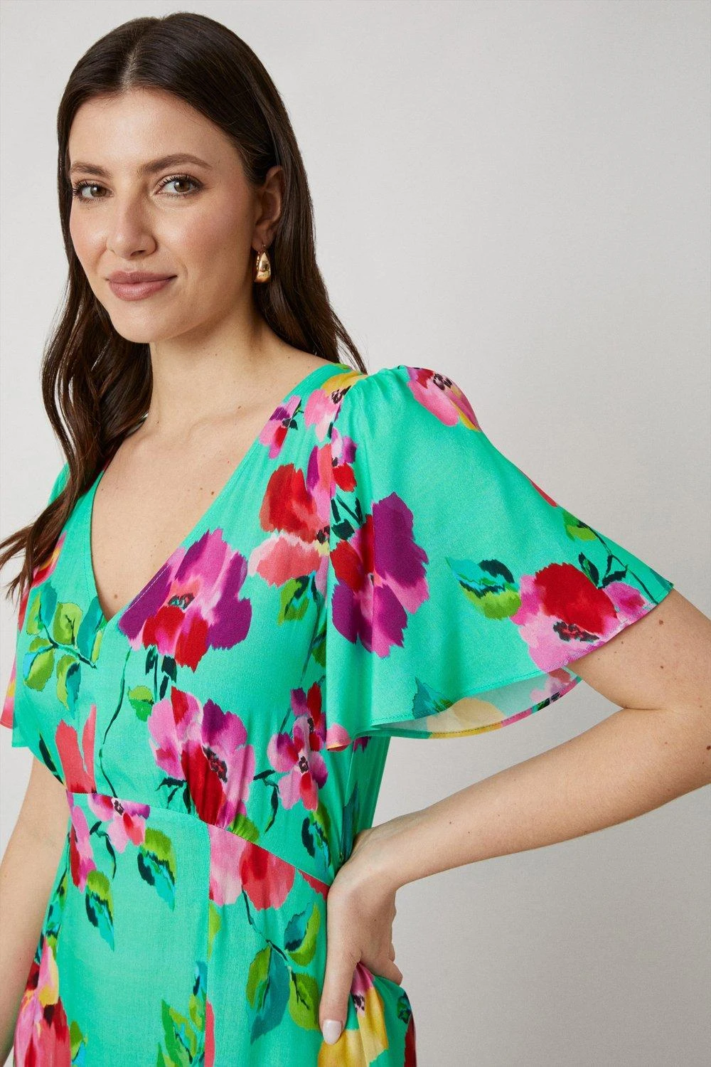 Wallis Tall Garden Floral Tea Midi Dress - Image 2