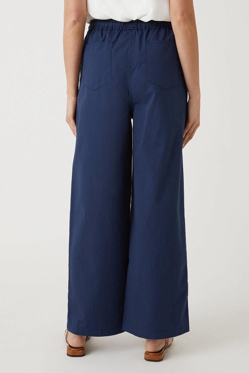 Wallis Elasticated Wide Leg Trousers - Image 3