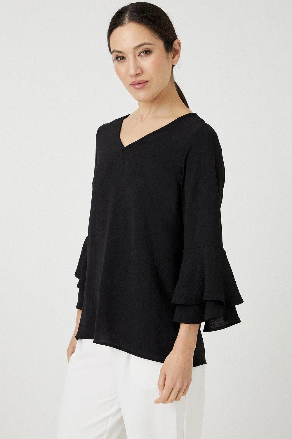 Wallis Flute Sleeve Top