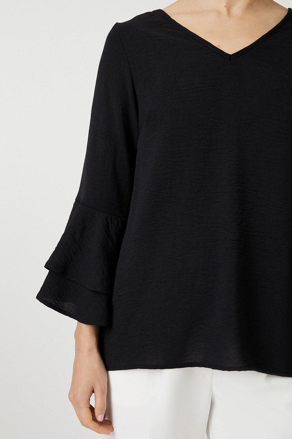 Wallis Flute Sleeve Top - Image 2