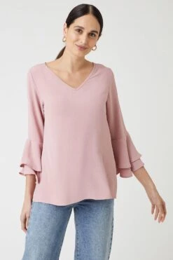 Wallis Flute Sleeve Top