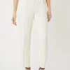 Wallis Ivory Elasticated Tapered Trousers