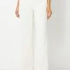 Wallis Ivory Double Button Wide Leg Trousers