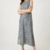 Wallis Blue Giraffe Maxi Dress